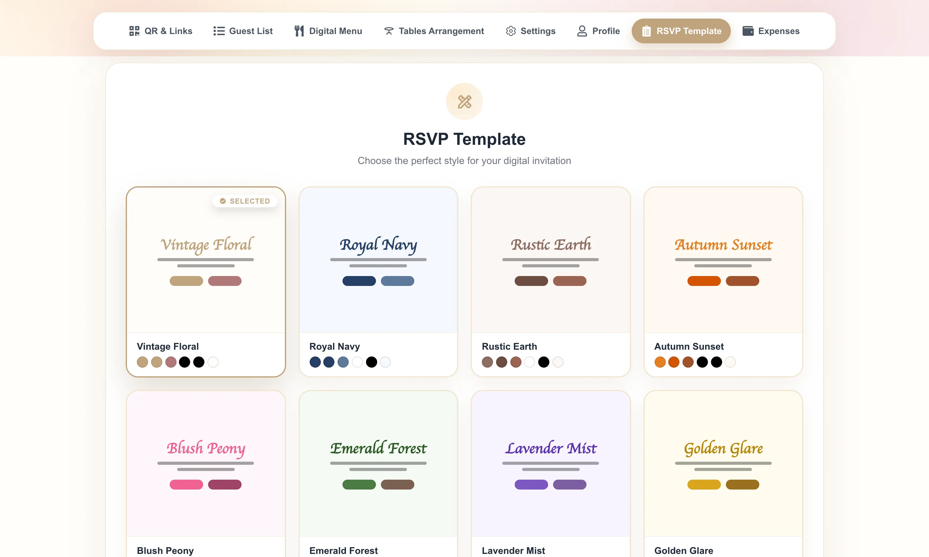 Features Templates